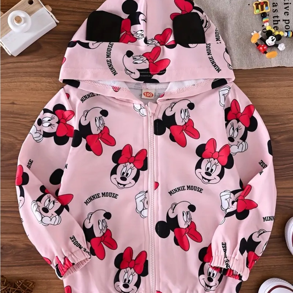 Minnie Mouse Pink Kids Jacket